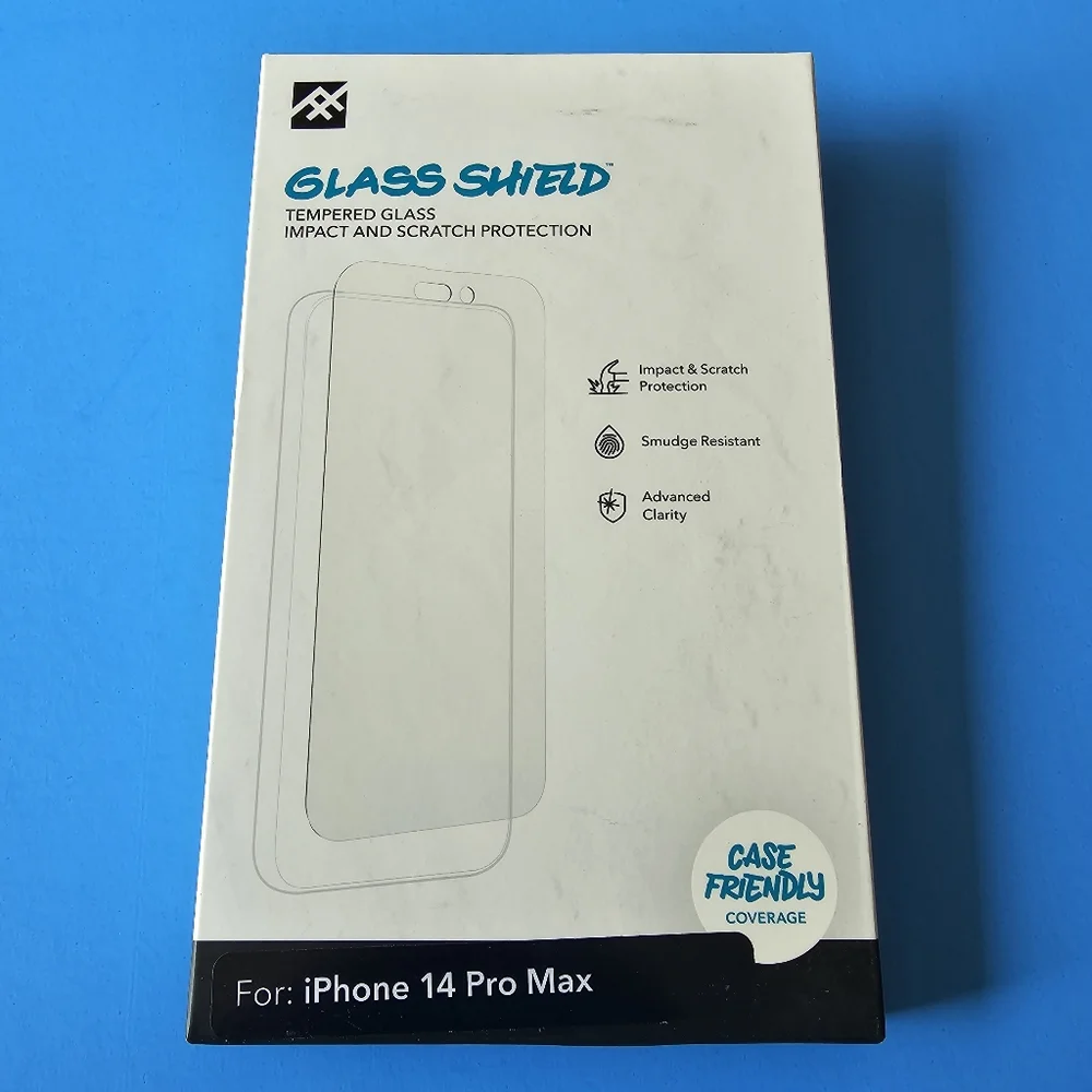iPhone 14 Pro Max - iFrogz Glass Shield Screen Protector (CLEAR)